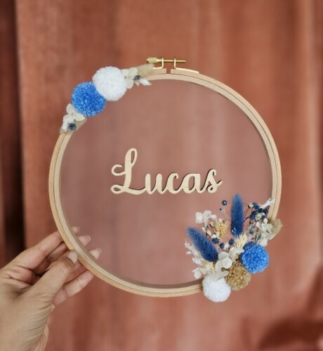 Lucas – déco bois fleuri
