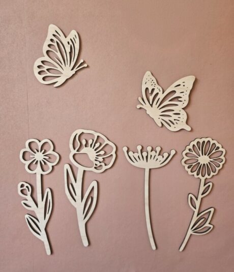 Fleurs et papillons